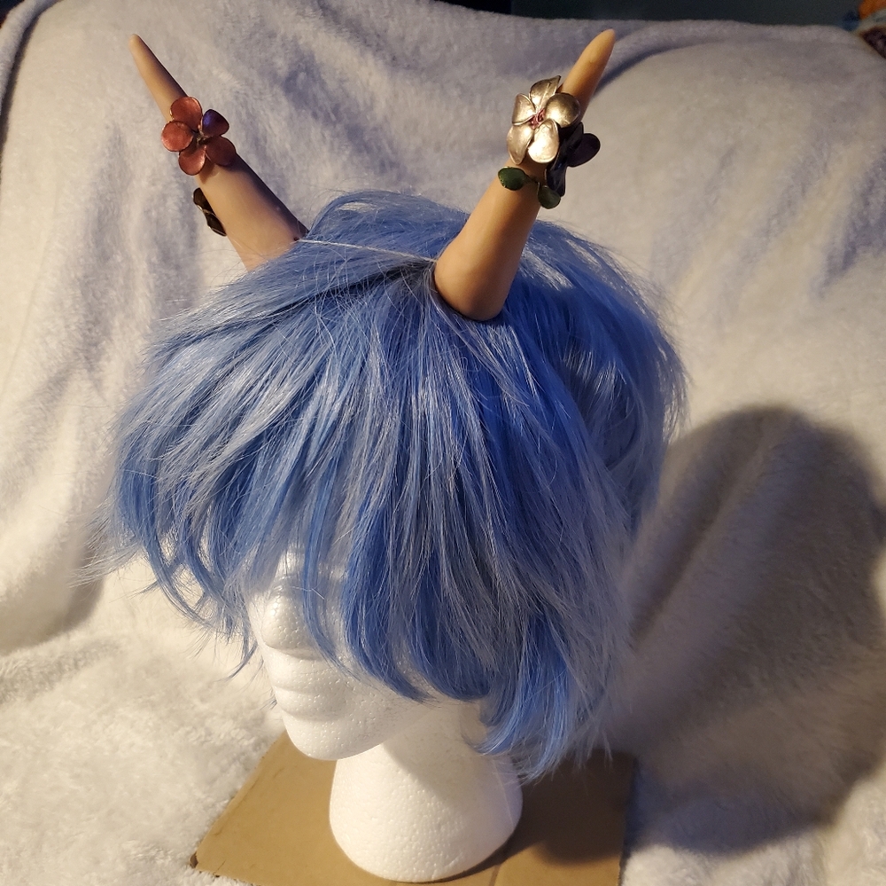 Cosplay Horns With Flowers